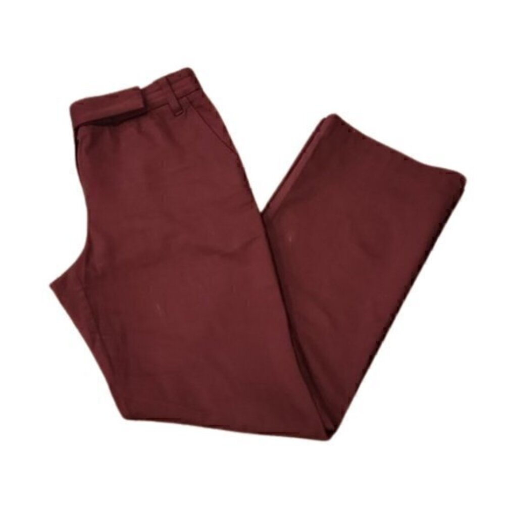 [J Crew] Hi Rise Burgundy Dress Pants